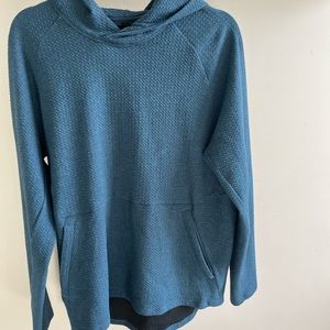 Men’s Lululemon At Ease Hoodie Medium M Green Blue Teal